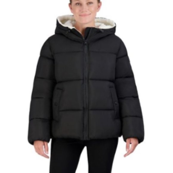 Madden Girl Short Puffer Jacket-Black- Various Sizes - NWT - Picture 1 of 5